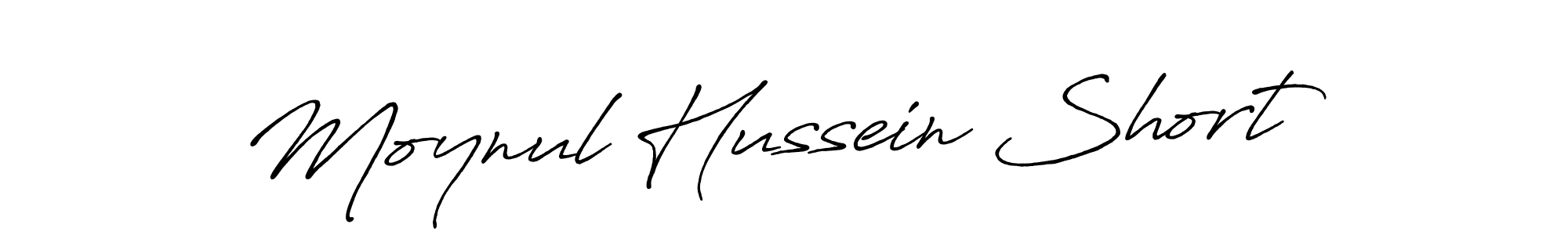 Design your own signature with our free online signature maker. With this signature software, you can create a handwritten (Antro_Vectra_Bolder) signature for name Moynul Hussein Short. Moynul Hussein Short signature style 7 images and pictures png