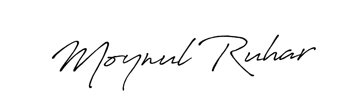 How to make Moynul Ruhar signature? Antro_Vectra_Bolder is a professional autograph style. Create handwritten signature for Moynul Ruhar name. Moynul Ruhar signature style 7 images and pictures png