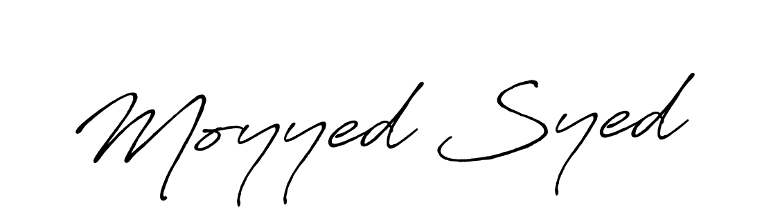 It looks lik you need a new signature style for name Moyyed Syed. Design unique handwritten (Antro_Vectra_Bolder) signature with our free signature maker in just a few clicks. Moyyed Syed signature style 7 images and pictures png