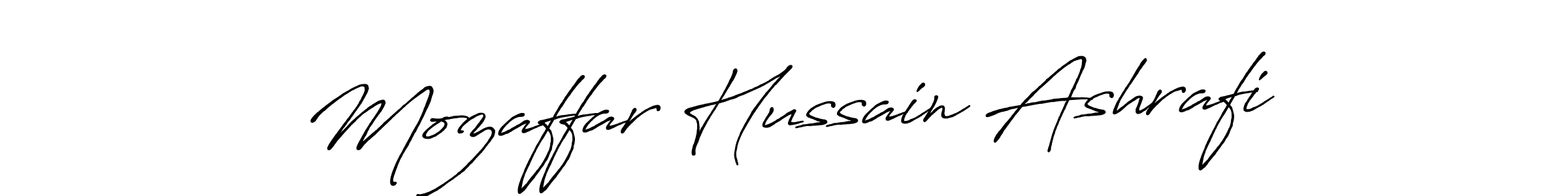 Also You can easily find your signature by using the search form. We will create Mozaffar Hussain Ashrafi name handwritten signature images for you free of cost using Antro_Vectra_Bolder sign style. Mozaffar Hussain Ashrafi signature style 7 images and pictures png