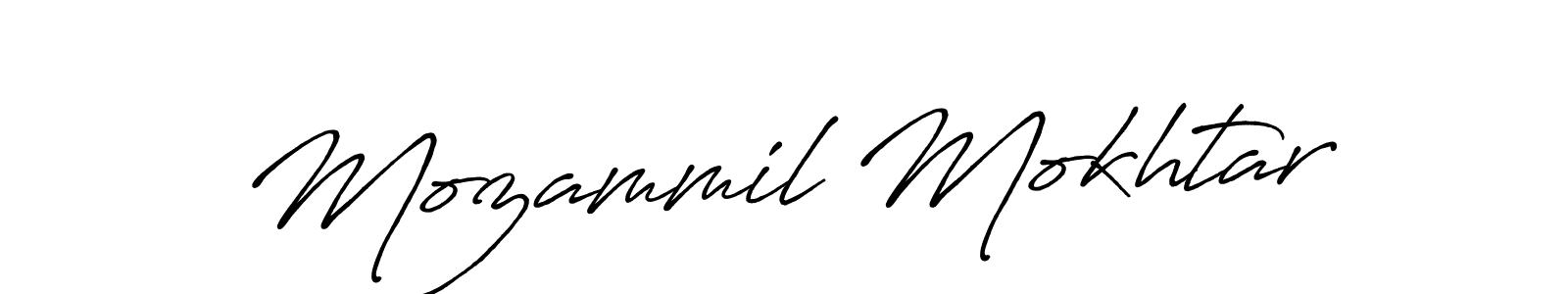 This is the best signature style for the Mozammil Mokhtar name. Also you like these signature font (Antro_Vectra_Bolder). Mix name signature. Mozammil Mokhtar signature style 7 images and pictures png