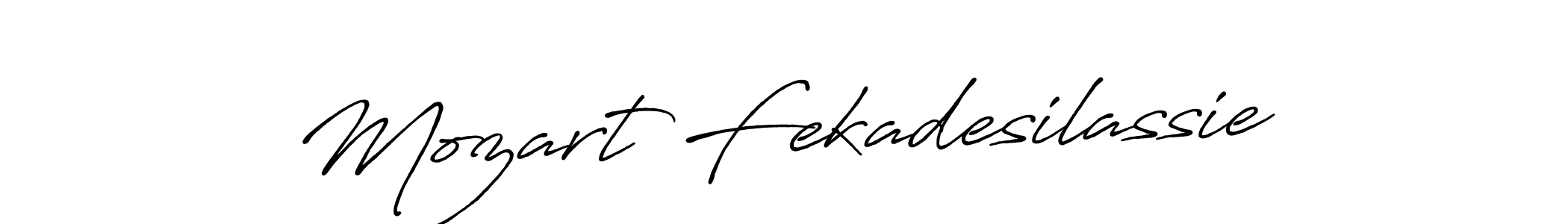 Similarly Antro_Vectra_Bolder is the best handwritten signature design. Signature creator online .You can use it as an online autograph creator for name Mozart Fekadesilassie. Mozart Fekadesilassie signature style 7 images and pictures png