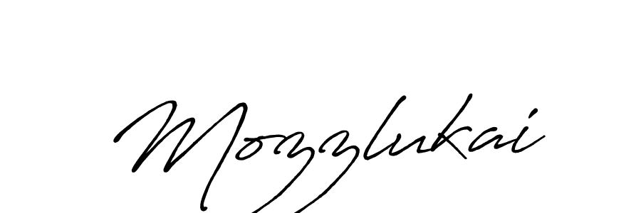 Once you've used our free online signature maker to create your best signature Antro_Vectra_Bolder style, it's time to enjoy all of the benefits that Mozzlukai name signing documents. Mozzlukai signature style 7 images and pictures png