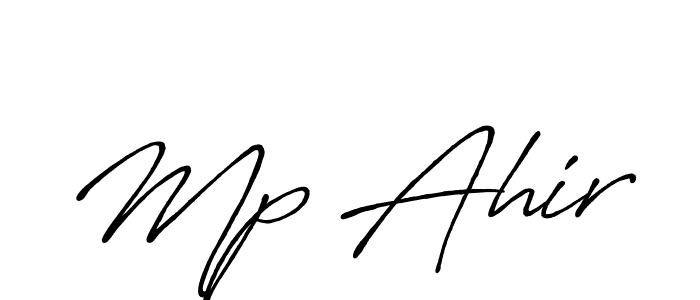 Make a beautiful signature design for name Mp Ahir. Use this online signature maker to create a handwritten signature for free. Mp Ahir signature style 7 images and pictures png