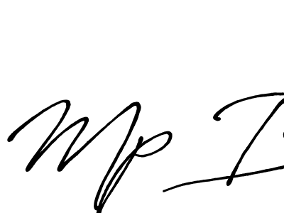 Use a signature maker to create a handwritten signature online. With this signature software, you can design (Antro_Vectra_Bolder) your own signature for name Mp B. Mp B signature style 7 images and pictures png