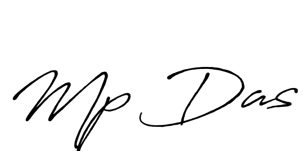 Make a beautiful signature design for name Mp Das. With this signature (Antro_Vectra_Bolder) style, you can create a handwritten signature for free. Mp Das signature style 7 images and pictures png