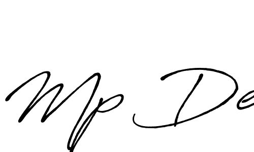 How to make Mp De name signature. Use Antro_Vectra_Bolder style for creating short signs online. This is the latest handwritten sign. Mp De signature style 7 images and pictures png