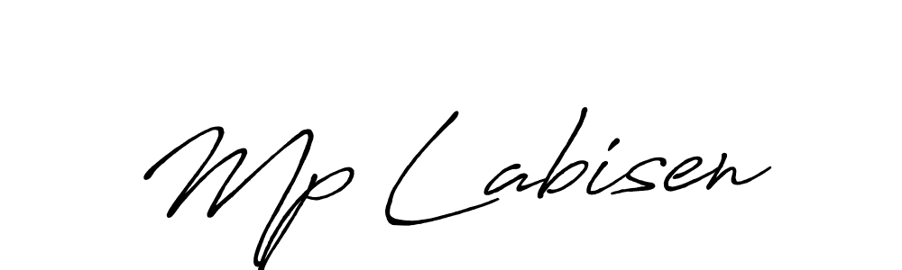 Antro_Vectra_Bolder is a professional signature style that is perfect for those who want to add a touch of class to their signature. It is also a great choice for those who want to make their signature more unique. Get Mp Labisen name to fancy signature for free. Mp Labisen signature style 7 images and pictures png