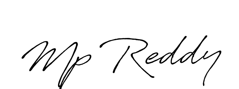 Also we have Mp Reddy name is the best signature style. Create professional handwritten signature collection using Antro_Vectra_Bolder autograph style. Mp Reddy signature style 7 images and pictures png