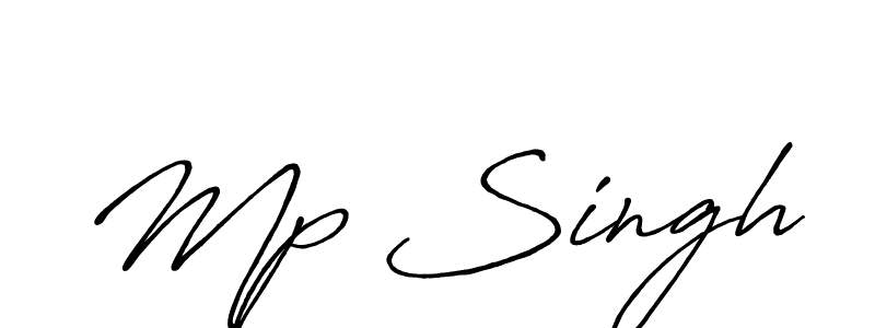 How to make Mp Singh signature? Antro_Vectra_Bolder is a professional autograph style. Create handwritten signature for Mp Singh name. Mp Singh signature style 7 images and pictures png