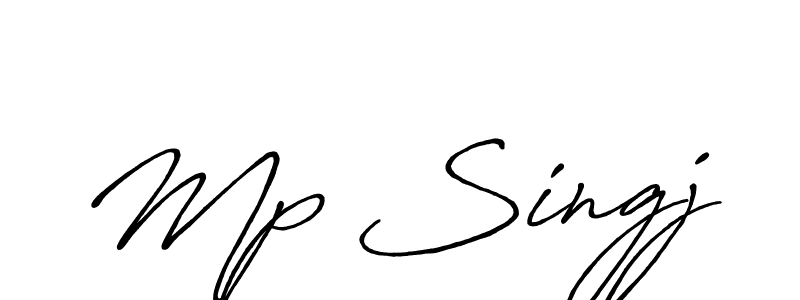 Similarly Antro_Vectra_Bolder is the best handwritten signature design. Signature creator online .You can use it as an online autograph creator for name Mp Singj. Mp Singj signature style 7 images and pictures png