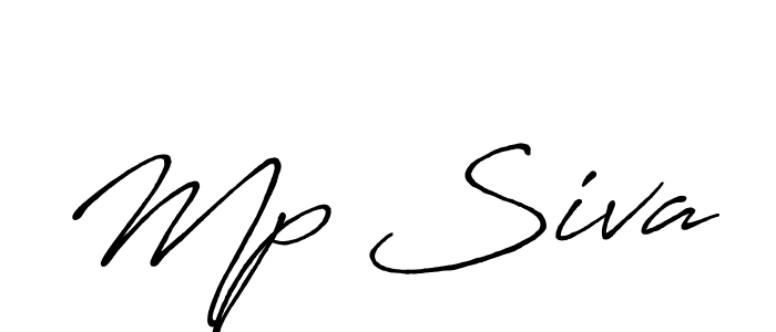 Once you've used our free online signature maker to create your best signature Antro_Vectra_Bolder style, it's time to enjoy all of the benefits that Mp Siva name signing documents. Mp Siva signature style 7 images and pictures png