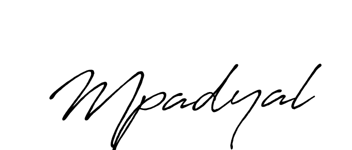 How to make Mpadyal signature? Antro_Vectra_Bolder is a professional autograph style. Create handwritten signature for Mpadyal name. Mpadyal signature style 7 images and pictures png