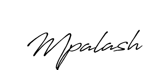 Create a beautiful signature design for name Mpalash. With this signature (Antro_Vectra_Bolder) fonts, you can make a handwritten signature for free. Mpalash signature style 7 images and pictures png