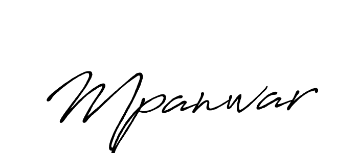 Make a beautiful signature design for name Mpanwar. Use this online signature maker to create a handwritten signature for free. Mpanwar signature style 7 images and pictures png