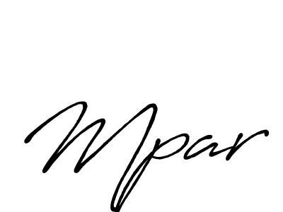 Use a signature maker to create a handwritten signature online. With this signature software, you can design (Antro_Vectra_Bolder) your own signature for name Mpar. Mpar signature style 7 images and pictures png