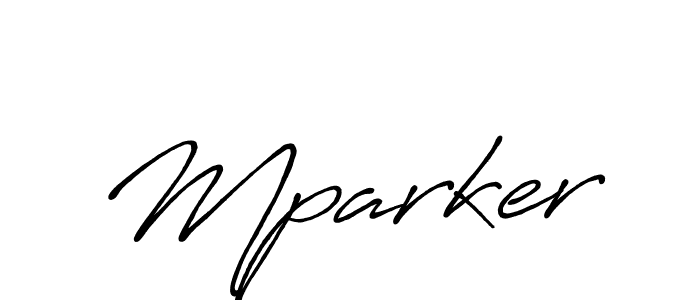 Use a signature maker to create a handwritten signature online. With this signature software, you can design (Antro_Vectra_Bolder) your own signature for name Mparker. Mparker signature style 7 images and pictures png