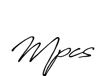 if you are searching for the best signature style for your name Mpcs. so please give up your signature search. here we have designed multiple signature styles  using Antro_Vectra_Bolder. Mpcs signature style 7 images and pictures png