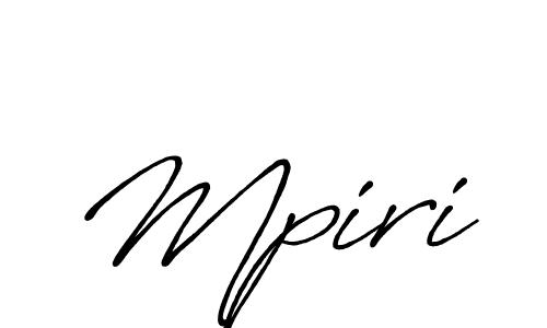 It looks lik you need a new signature style for name Mpiri. Design unique handwritten (Antro_Vectra_Bolder) signature with our free signature maker in just a few clicks. Mpiri signature style 7 images and pictures png