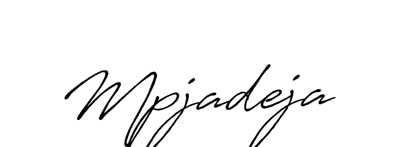 Once you've used our free online signature maker to create your best signature Antro_Vectra_Bolder style, it's time to enjoy all of the benefits that Mpjadeja name signing documents. Mpjadeja signature style 7 images and pictures png