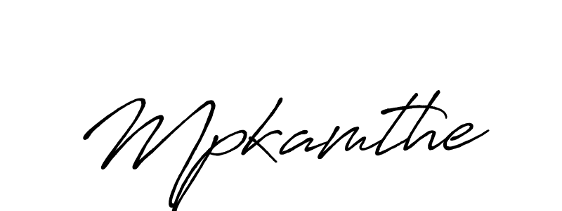 It looks lik you need a new signature style for name Mpkamthe. Design unique handwritten (Antro_Vectra_Bolder) signature with our free signature maker in just a few clicks. Mpkamthe signature style 7 images and pictures png