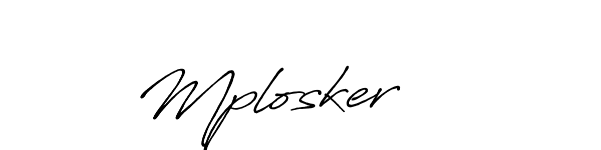 Mplosker     stylish signature style. Best Handwritten Sign (Antro_Vectra_Bolder) for my name. Handwritten Signature Collection Ideas for my name Mplosker    . Mplosker     signature style 7 images and pictures png