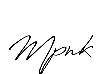 Create a beautiful signature design for name Mpnk. With this signature (Antro_Vectra_Bolder) fonts, you can make a handwritten signature for free. Mpnk signature style 7 images and pictures png