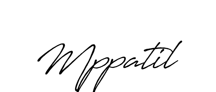 How to make Mppatil signature? Antro_Vectra_Bolder is a professional autograph style. Create handwritten signature for Mppatil name. Mppatil signature style 7 images and pictures png