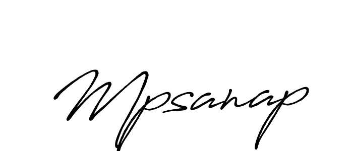 Also we have Mpsanap name is the best signature style. Create professional handwritten signature collection using Antro_Vectra_Bolder autograph style. Mpsanap signature style 7 images and pictures png