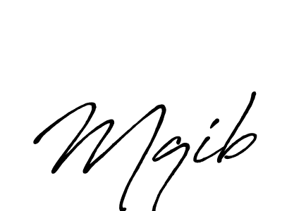 The best way (Antro_Vectra_Bolder) to make a short signature is to pick only two or three words in your name. The name Mqib include a total of six letters. For converting this name. Mqib signature style 7 images and pictures png