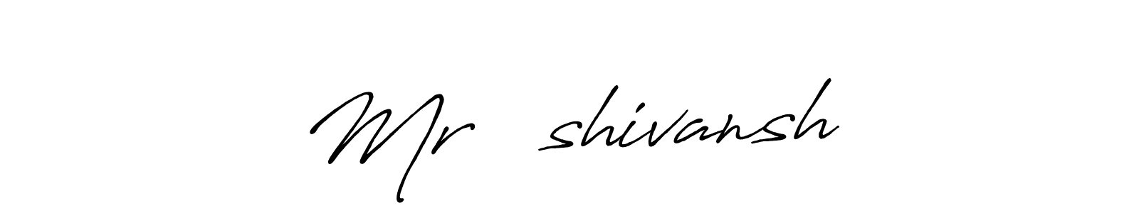 The best way (Antro_Vectra_Bolder) to make a short signature is to pick only two or three words in your name. The name Mr×͜×shivansh include a total of six letters. For converting this name. Mr×͜×shivansh signature style 7 images and pictures png