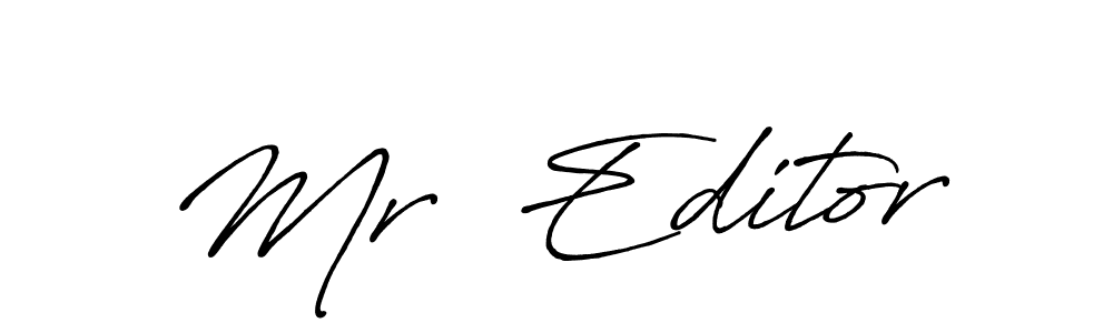 Make a beautiful signature design for name Mr  Editor. Use this online signature maker to create a handwritten signature for free. Mr  Editor signature style 7 images and pictures png