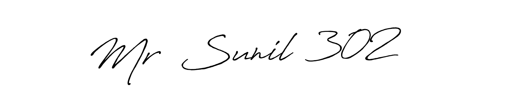 Make a beautiful signature design for name Mr  Sunil  302   . Use this online signature maker to create a handwritten signature for free. Mr  Sunil  302    signature style 7 images and pictures png