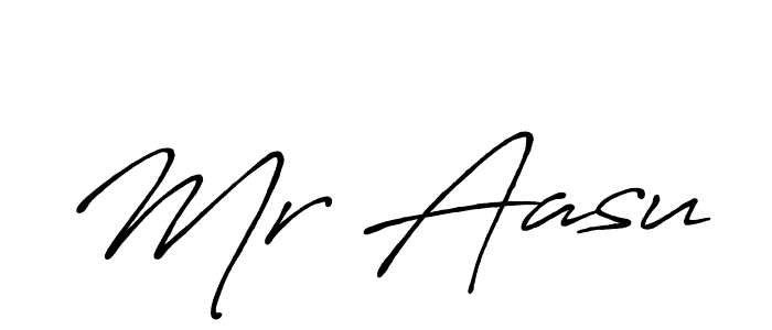 Mr Aasu stylish signature style. Best Handwritten Sign (Antro_Vectra_Bolder) for my name. Handwritten Signature Collection Ideas for my name Mr Aasu. Mr Aasu signature style 7 images and pictures png