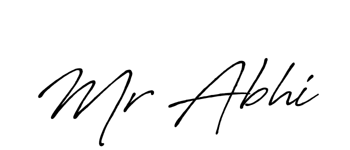 Antro_Vectra_Bolder is a professional signature style that is perfect for those who want to add a touch of class to their signature. It is also a great choice for those who want to make their signature more unique. Get Mr Abhi name to fancy signature for free. Mr Abhi signature style 7 images and pictures png