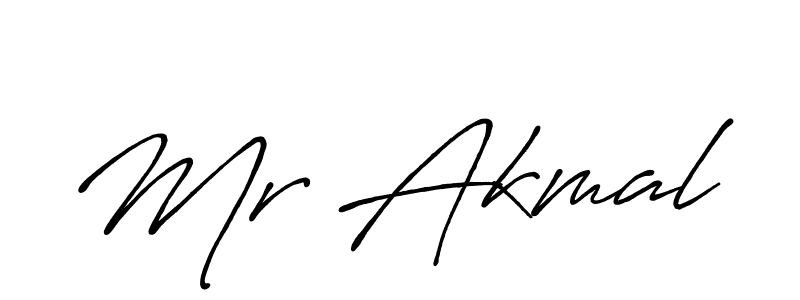 Also we have Mr Akmal name is the best signature style. Create professional handwritten signature collection using Antro_Vectra_Bolder autograph style. Mr Akmal signature style 7 images and pictures png