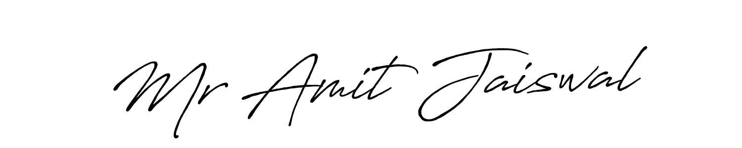 Also we have Mr Amit Jaiswal name is the best signature style. Create professional handwritten signature collection using Antro_Vectra_Bolder autograph style. Mr Amit Jaiswal signature style 7 images and pictures png