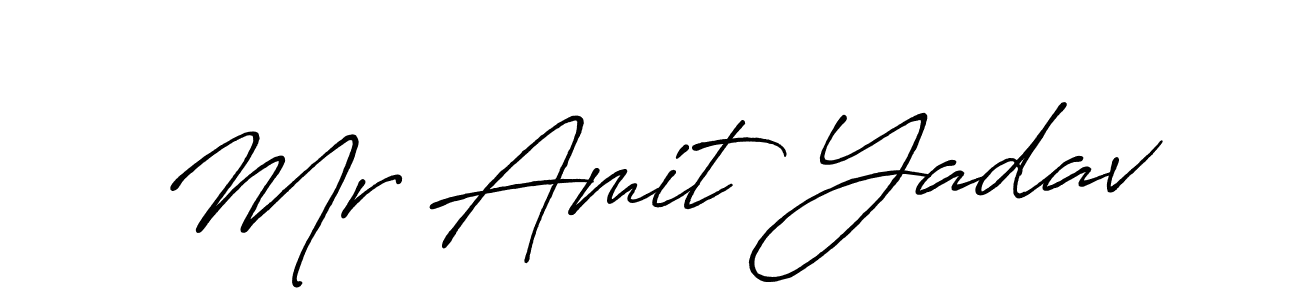 How to make Mr Amit Yadav signature? Antro_Vectra_Bolder is a professional autograph style. Create handwritten signature for Mr Amit Yadav name. Mr Amit Yadav signature style 7 images and pictures png