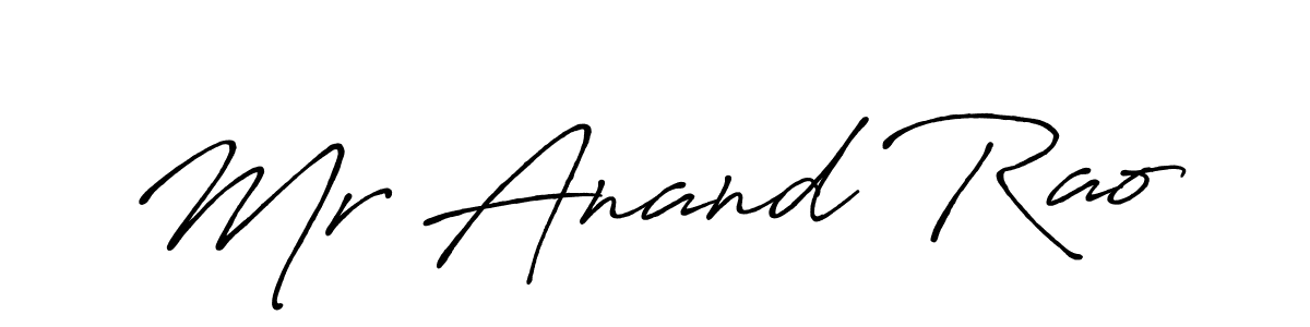 Mr Anand Rao stylish signature style. Best Handwritten Sign (Antro_Vectra_Bolder) for my name. Handwritten Signature Collection Ideas for my name Mr Anand Rao. Mr Anand Rao signature style 7 images and pictures png