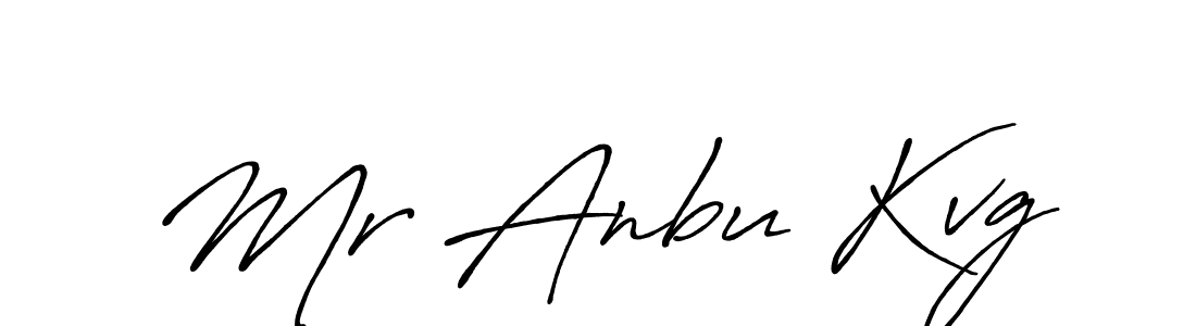 Make a beautiful signature design for name Mr Anbu Kvg. With this signature (Antro_Vectra_Bolder) style, you can create a handwritten signature for free. Mr Anbu Kvg signature style 7 images and pictures png