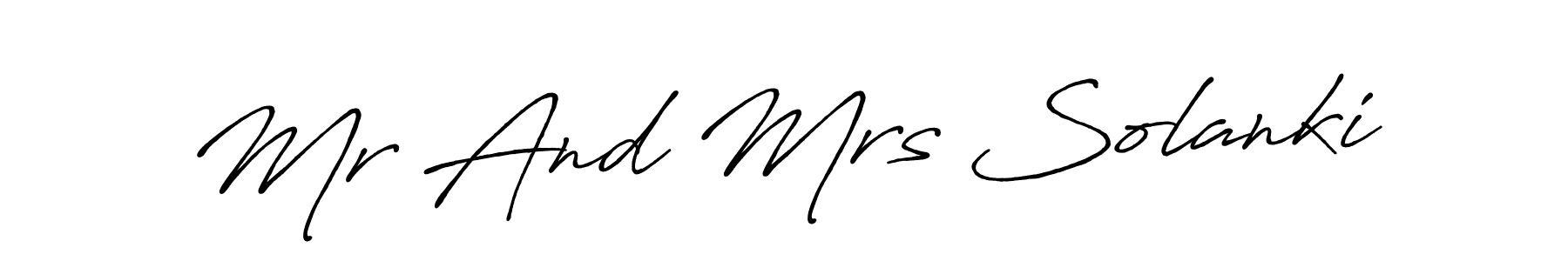 This is the best signature style for the Mr And Mrs Solanki name. Also you like these signature font (Antro_Vectra_Bolder). Mix name signature. Mr And Mrs Solanki signature style 7 images and pictures png