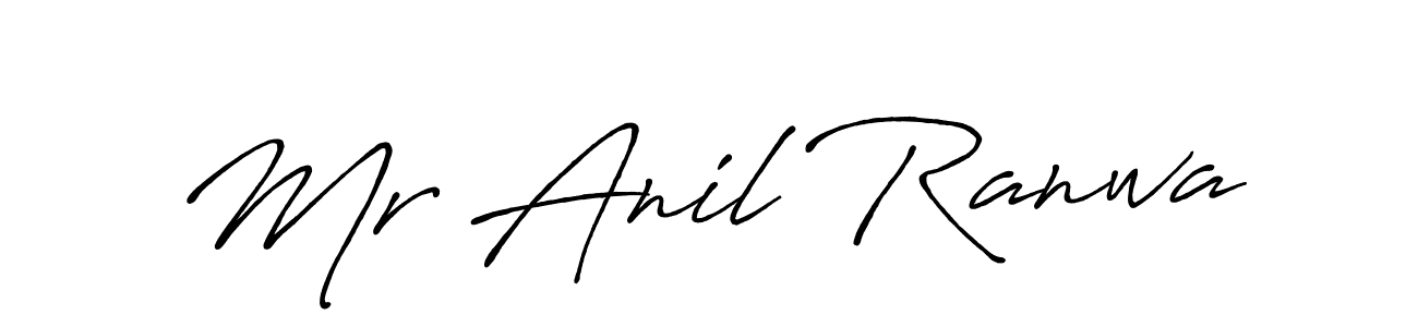 Similarly Antro_Vectra_Bolder is the best handwritten signature design. Signature creator online .You can use it as an online autograph creator for name Mr Anil Ranwa. Mr Anil Ranwa signature style 7 images and pictures png