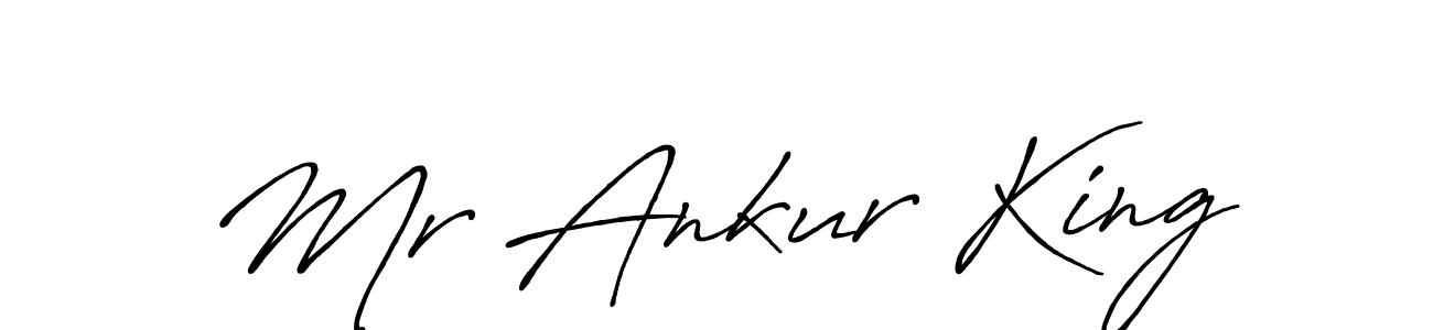 It looks lik you need a new signature style for name Mr Ankur King. Design unique handwritten (Antro_Vectra_Bolder) signature with our free signature maker in just a few clicks. Mr Ankur King signature style 7 images and pictures png