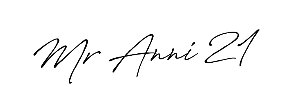 How to make Mr Anni 21 name signature. Use Antro_Vectra_Bolder style for creating short signs online. This is the latest handwritten sign. Mr Anni 21 signature style 7 images and pictures png