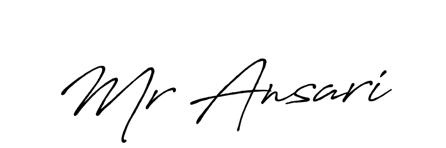 Similarly Antro_Vectra_Bolder is the best handwritten signature design. Signature creator online .You can use it as an online autograph creator for name Mr Ansari. Mr Ansari signature style 7 images and pictures png