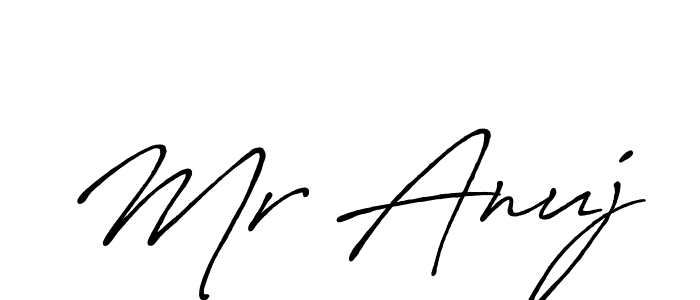 Also You can easily find your signature by using the search form. We will create Mr Anuj name handwritten signature images for you free of cost using Antro_Vectra_Bolder sign style. Mr Anuj signature style 7 images and pictures png
