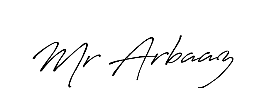Similarly Antro_Vectra_Bolder is the best handwritten signature design. Signature creator online .You can use it as an online autograph creator for name Mr Arbaaz. Mr Arbaaz signature style 7 images and pictures png
