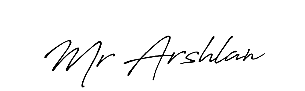 Make a short Mr Arshlan signature style. Manage your documents anywhere anytime using Antro_Vectra_Bolder. Create and add eSignatures, submit forms, share and send files easily. Mr Arshlan signature style 7 images and pictures png