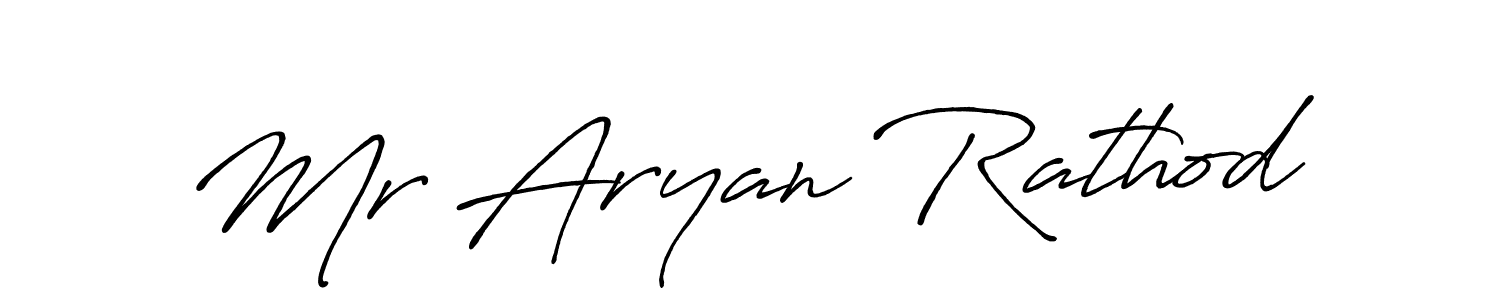 You can use this online signature creator to create a handwritten signature for the name Mr Aryan Rathod. This is the best online autograph maker. Mr Aryan Rathod signature style 7 images and pictures png