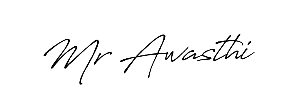 Similarly Antro_Vectra_Bolder is the best handwritten signature design. Signature creator online .You can use it as an online autograph creator for name Mr Awasthi. Mr Awasthi signature style 7 images and pictures png